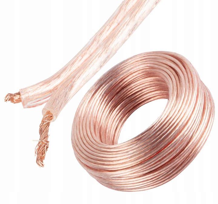 KABEL PRZEWÓD GŁOŚNIKOWY DWUŻYŁOWY CAR AUDIO HQ CCA 2x1,5MM 50M