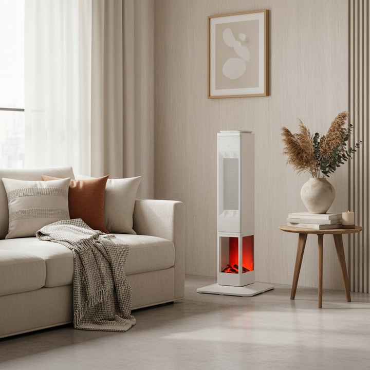 TERMOWENTYLATOR KOLUMNOWY KOMINEK grzejnik elektryczny farelka SWING