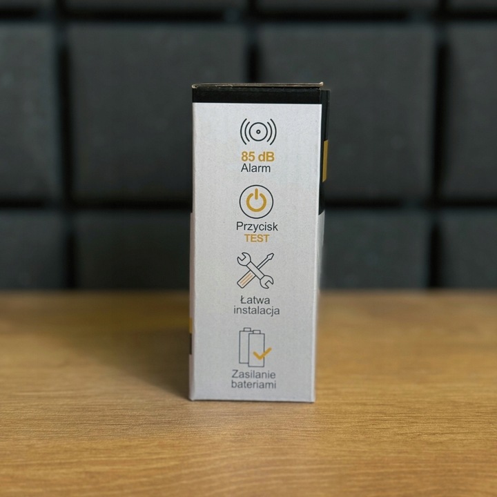 Czujnik detektor czadu i dymu tlenku węgla CO lcd