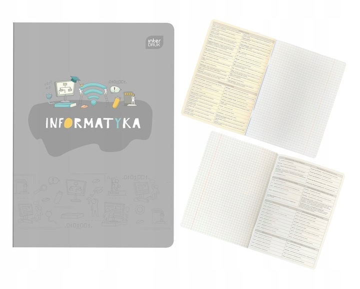 Komplet Zestaw ZESZYTÓW TEMATYCZNYCH kl 7-8 a5/60k + kolorowe ściągi 10 szt