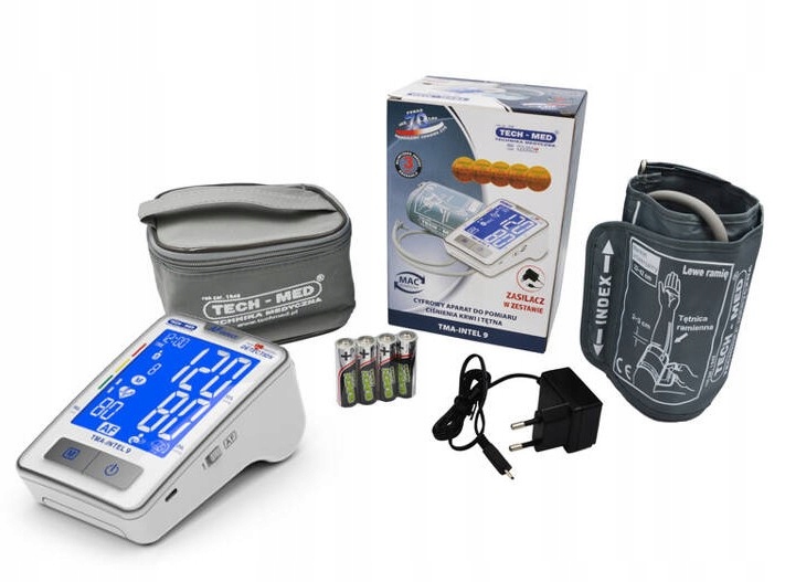 TECH-MED Ciśnieniomierz TMA-INTEL 9 wykrywa migotanie przedsionków 1 sztuka