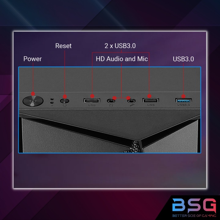 BSG Striker Komputer Gamingowy Intel Core i7 16GB 1TB SSD RTX 3050 Win10