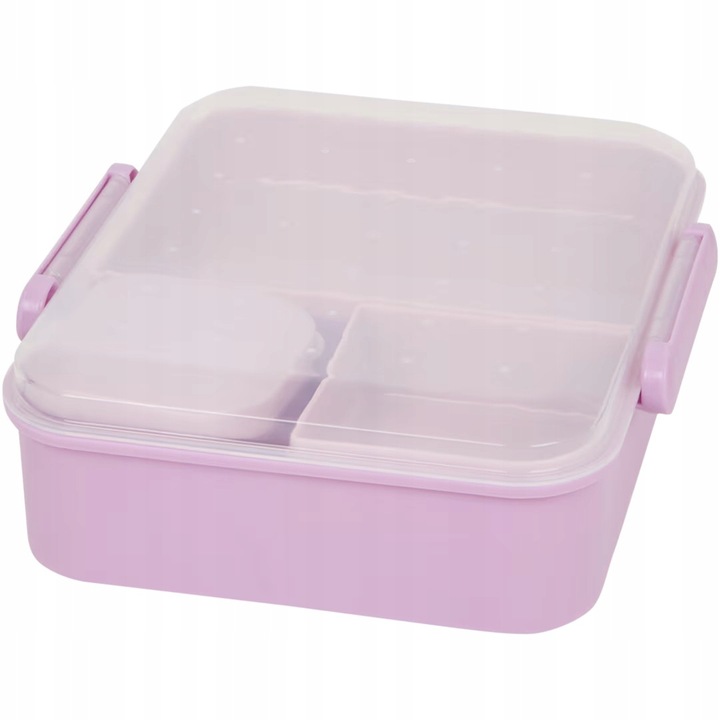 LUNCH BOX PRZEGRÓDKI POJEMNIK ŚNIADANIÓWKA DUŻA 2900ml Z ZAMKNIĘCIEM