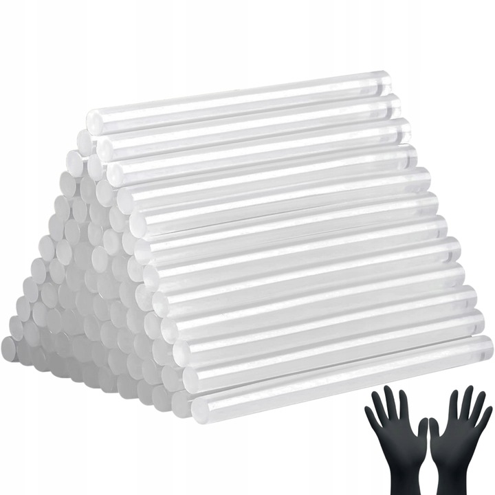 PISTOLET DO KLEJU NA GORĄCO DO KLEJENIA KLEJARKA KLEJ 20x WKŁADY 7mm