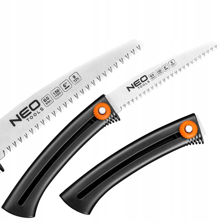 NEO PIŁA OGRODOWA DO GAŁĘZI SKŁADANA RĘCZNA 9 TPI OSTRZE CHOWANE