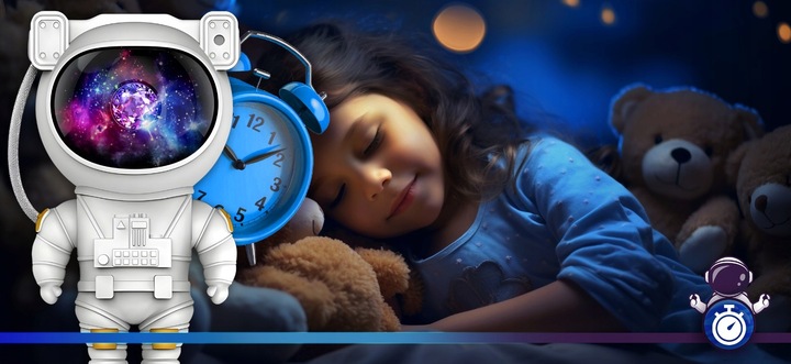 PROJEKTOR GWIAZD ASTRONAUTA LAMPKA NOCNA RZUTNIK DLA DZIECI 2 GEN. 2024R.