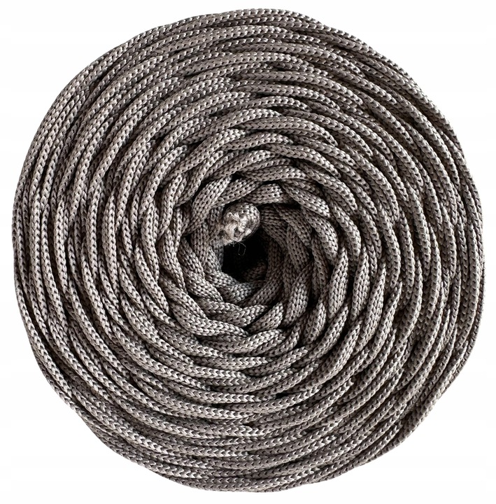 Sznurek Poliestrowy Płaski Mokka 5mm 100m