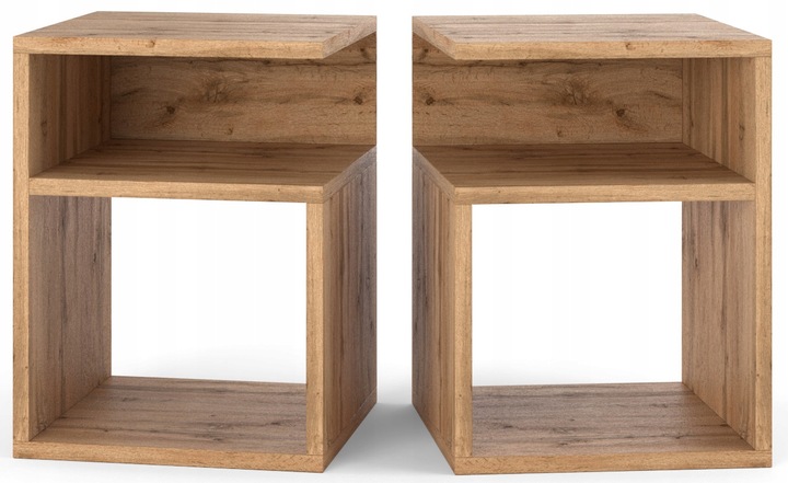 SZAFKA NOCNA STOLIK BEZ SZUFLADY SYPIALNIA BIAŁA