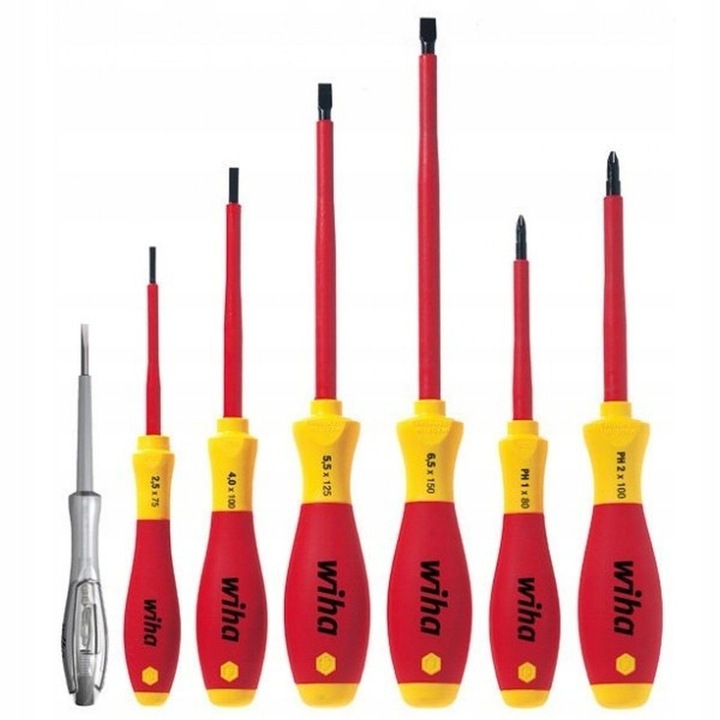 Zestaw wkrętaków izolowanych Wiha / wkrętaki dla elektryka 7 szt. /