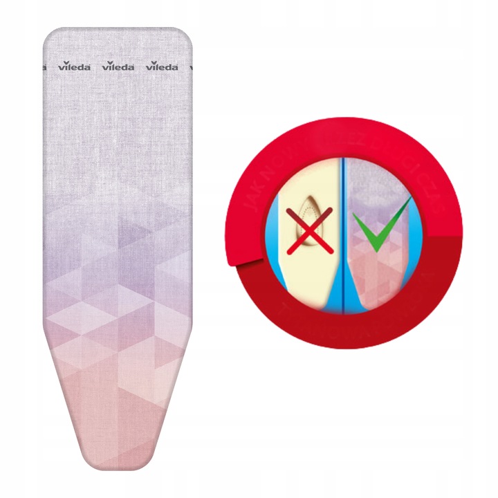 VILEDA POKROWIEC NA DESKĘ DO PRASOWANIA DIAMOND 30-45 / 110-130 CM QUICKFIX