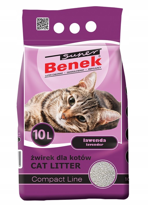 Super Benek Compact Lawenda 10L Active