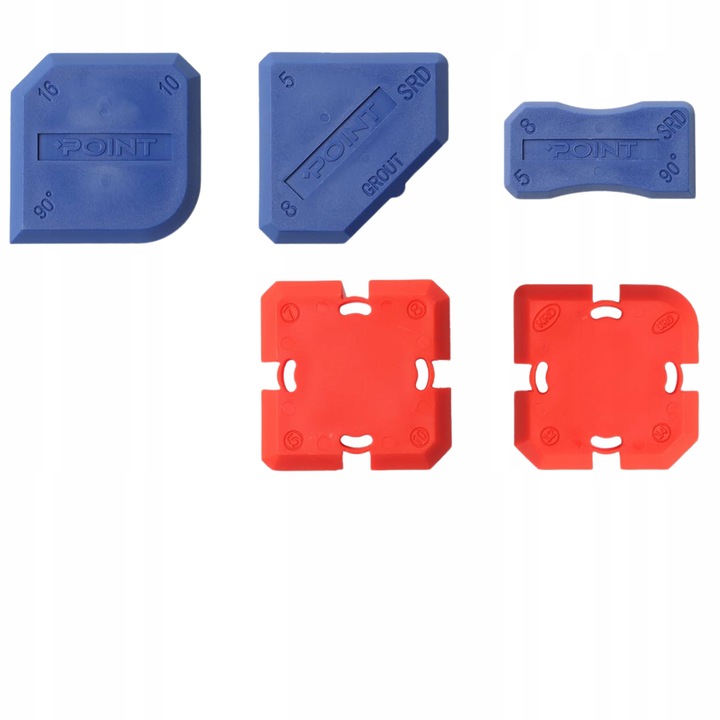 Kulki do Silikonu Fugowania Szpachelka do Trudnych Miejsc Zestaw