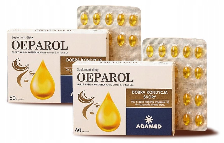 OEPAROL olej z nasion wiesiołka 120 kapsułek Pomadka Ochronna Do Ust SPF25