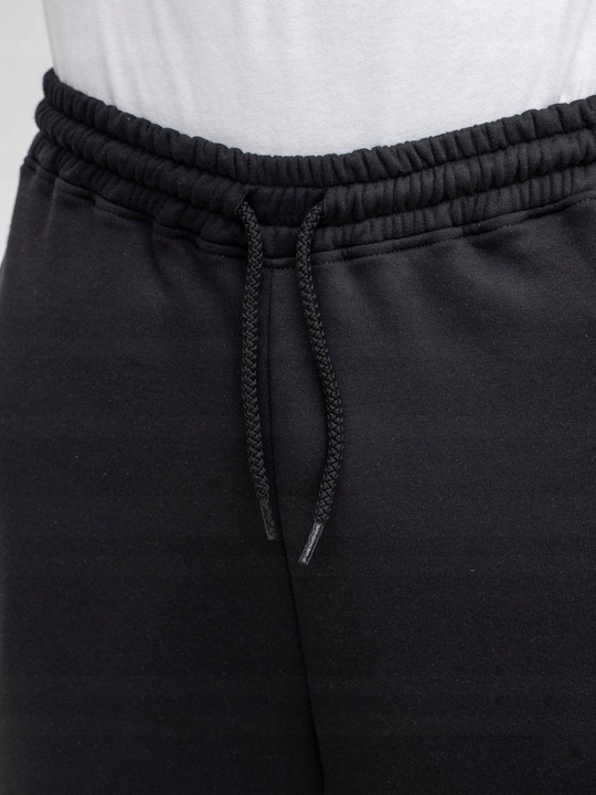 Spodnie Dresowe Męskie BAWEŁNIANE Wygodne MARVEL LOGO PUNISHER Czarne