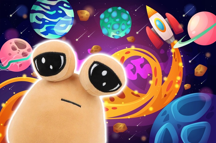 Miś Maskotka Poduszka Pluszowy Miękki Ziemniak Kosmita Przytulanka