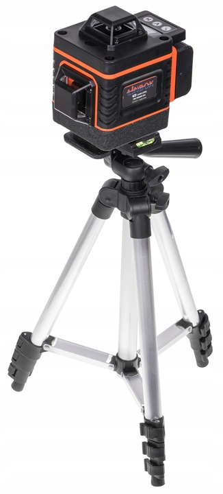 POZIOMICA LASEROWA 360° LASER KRZYŻOWY 4D + STATYW