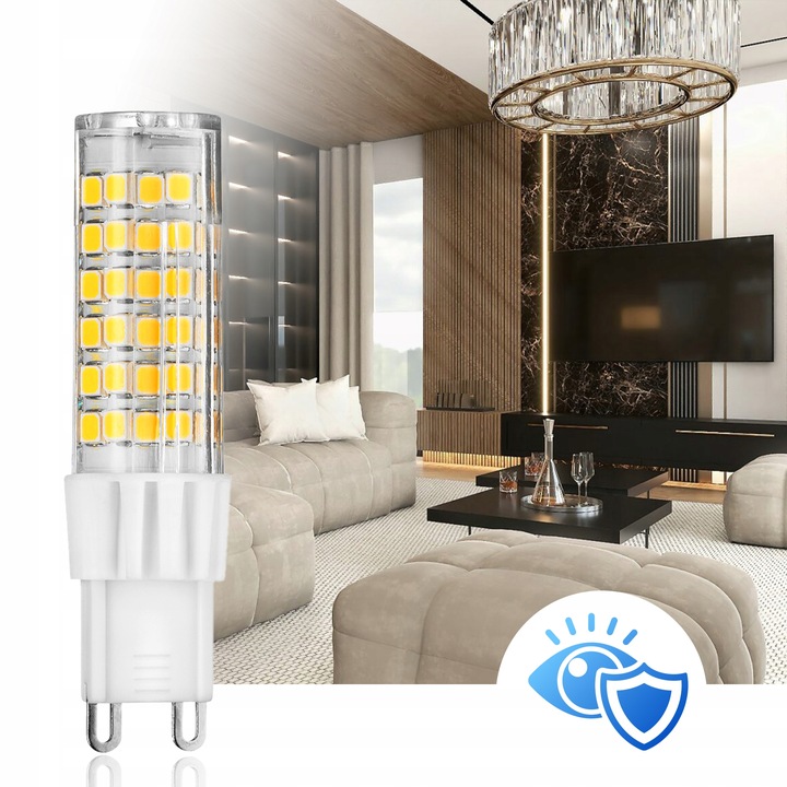 6X Żarówka LED G9 10W =85W ciepła neutralna zimna Premium LEDLUX nie