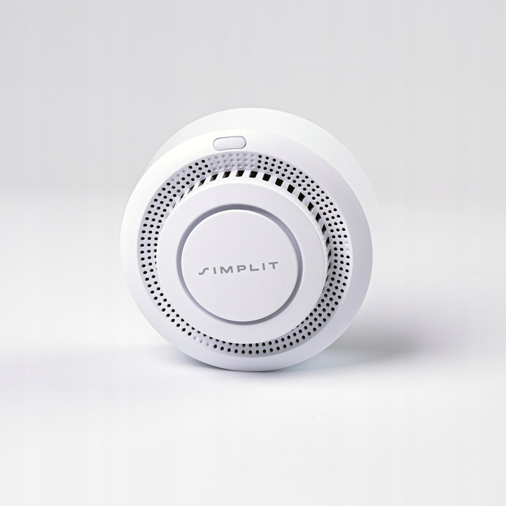 CZUJNIK DYMU DETEKTOR OGNIA WIFI ALARM BEZPRZEWODOWY CZUJKA TUYA SIMPLIT