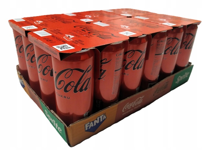 Coca-Cola zero Napój gazowany 24 x 330 ml puszka