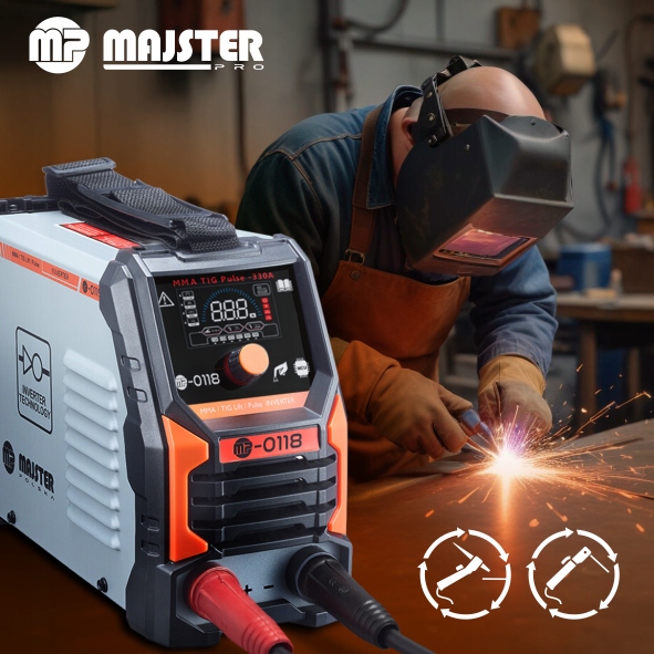 SPAWARKA INWERTOROWA inwerterowa MMA Pulse TIG Lift TIG 330A DIGITAL