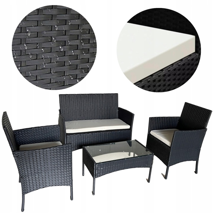 MEBLE OGRODOWE ZESTAW TECHNORATTAN ITALFORM RATAN