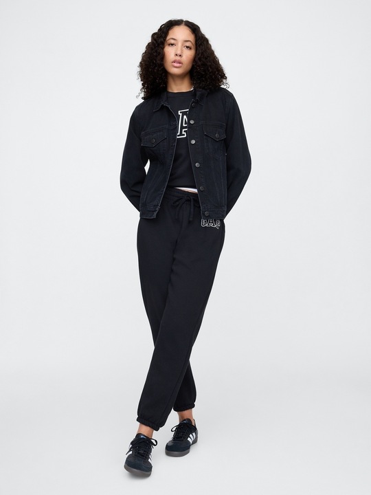 Spodnie dresowe damskie Gap LOGO JOGGER SWEATPANTS r. M