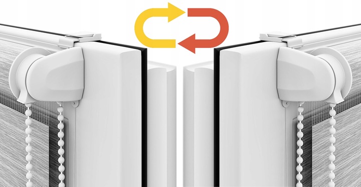 Roleta Dzień Noc na wymiar z napinaczem 72x150 cm