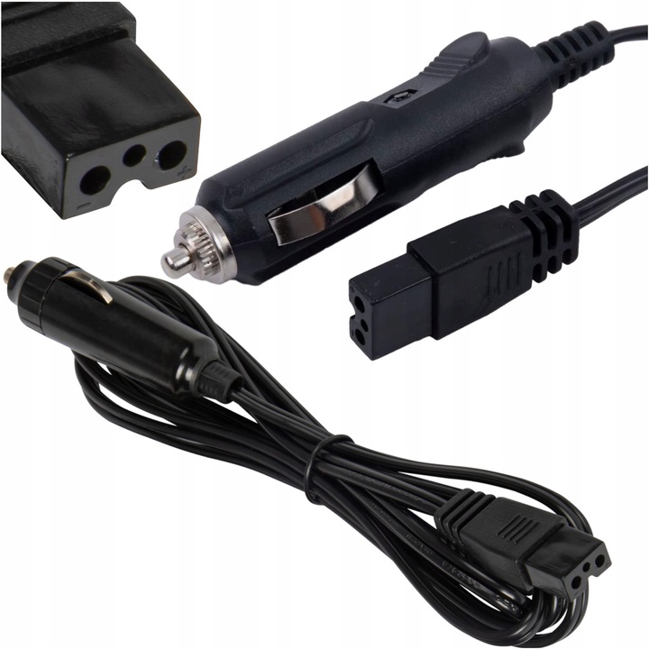 KABEL DO LODÓWKI SAMOCHODOWEJ TURYSTYCZNEJ PRZEWÓD ZASILAJĄCY 12V 24V
