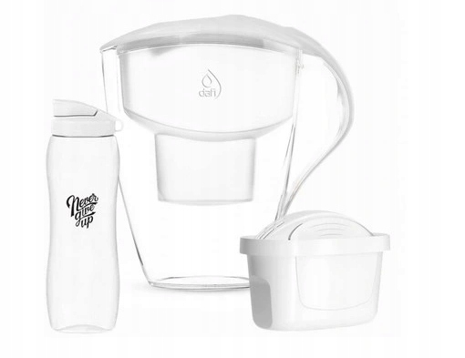 Dzbanek filtrujący Dafi Astra Unimax 3l + 1 wkład+ bidon 0,6l kolor