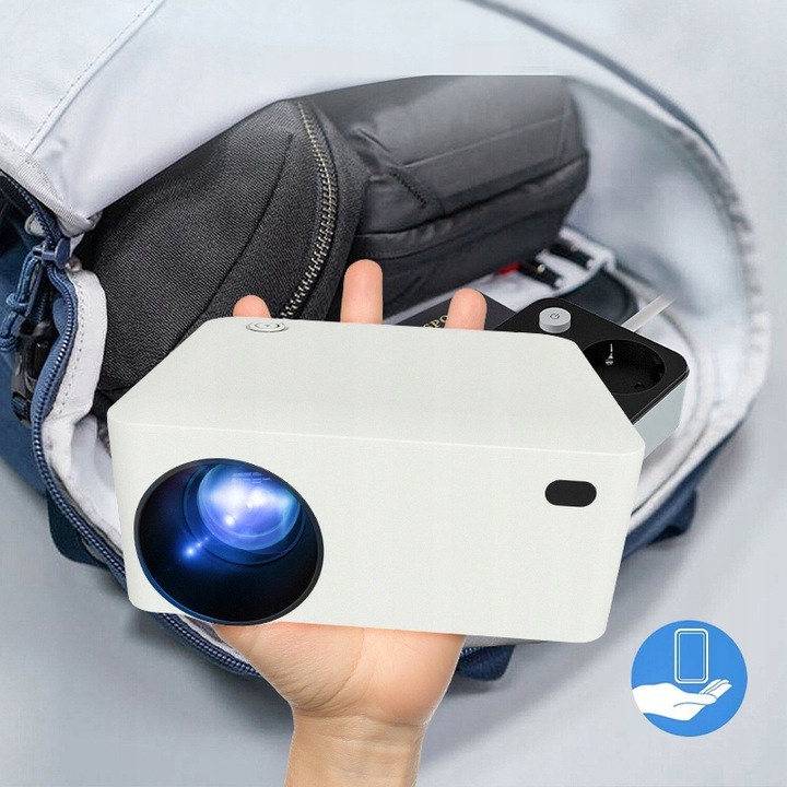 PROJEKTOR RZUTNIK ANDROID SMART TV WIFI FULL HD 7000lm 400 ANSI LED BT