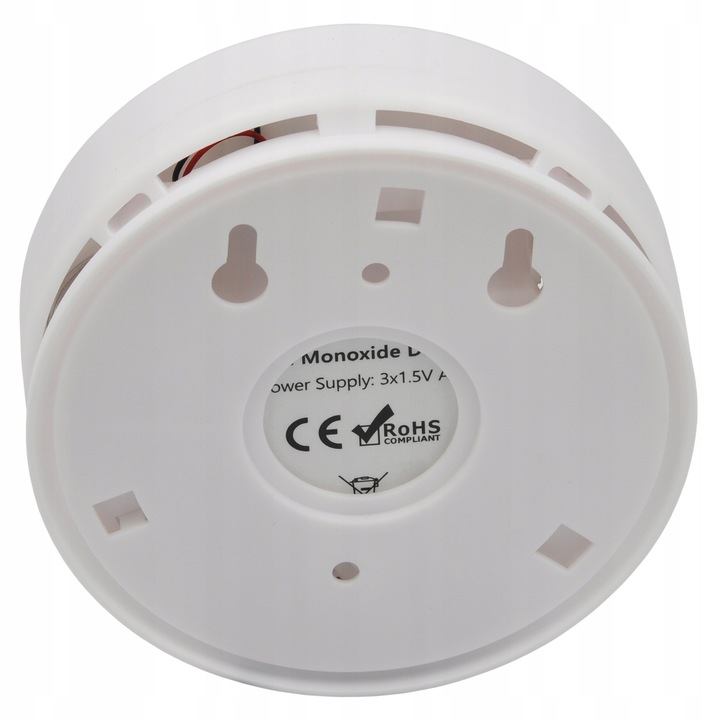 CZUJNIK CZADU TLENKU WĘGLA CO DETEKTOR WYKRYWACZ Z ALARMEM LCD CZUŁY