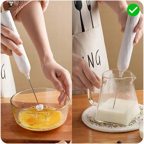 ELEKTRYCZNY SPIENIACZ DO MLEKA MIKSER DO MIESZANIA ODŻYWEK MATCHY