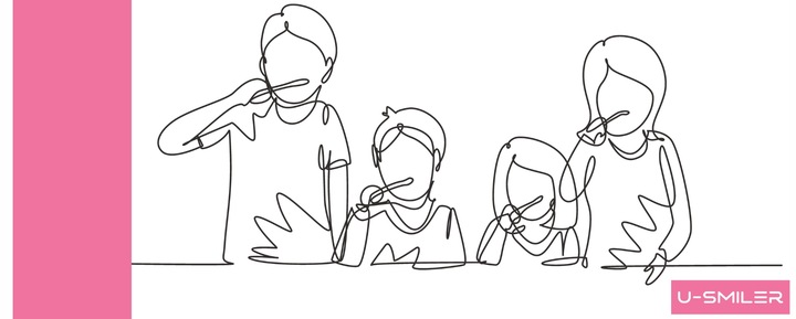 Szczoteczka Soniczna Elektryczna Dla Dzieci Do Zębów 3-12 Lat + 4