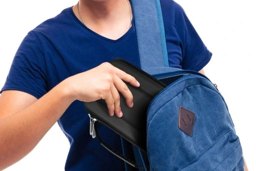 ETUI FUTERAŁ WZMOCNIONY DO NINTENDO SWITCH OLED + SZKŁO HARTOWANE HEG-001