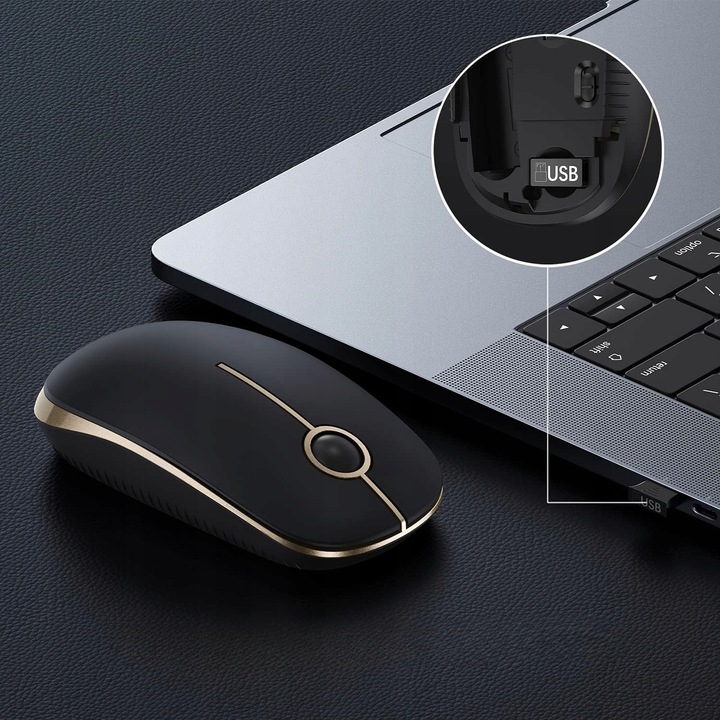 Myszka Mysz Bezprzewodowa Komputerowa 2.4GHz 1600dpi