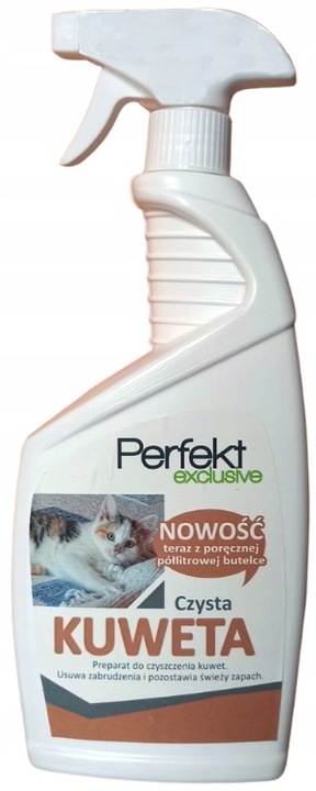 Czysta Kuweta płyn do mycia kuwet klatek posadzek