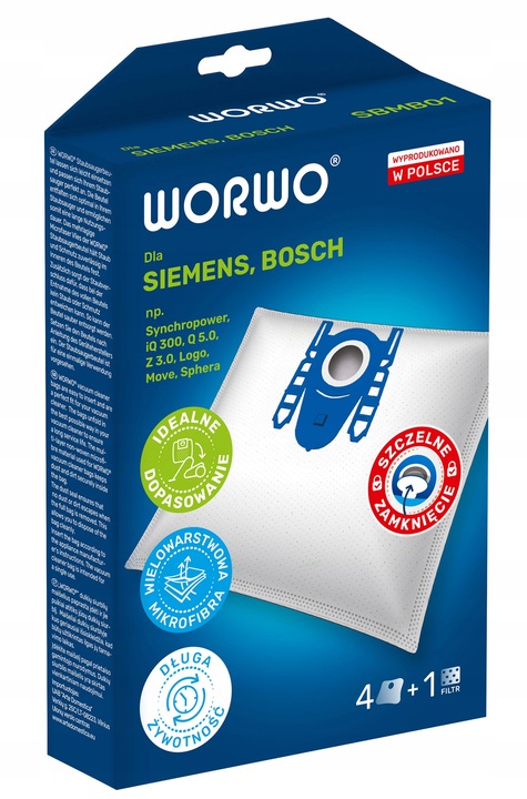 24x worki do odkurzacza BOSCH Serie 4 2 GL 30 20 Compaxx G H XL XXL
