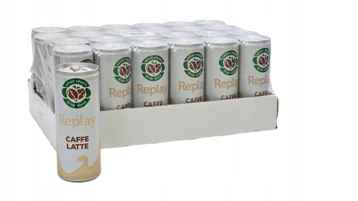 Mrożona Kawa Latte - Idealna kawa w puszce REPLAY Caffe Latte
