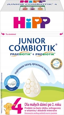 Hipp Junior Combiotik 4 Mleko modyfikowane dla dzieci po 2 roku 550g