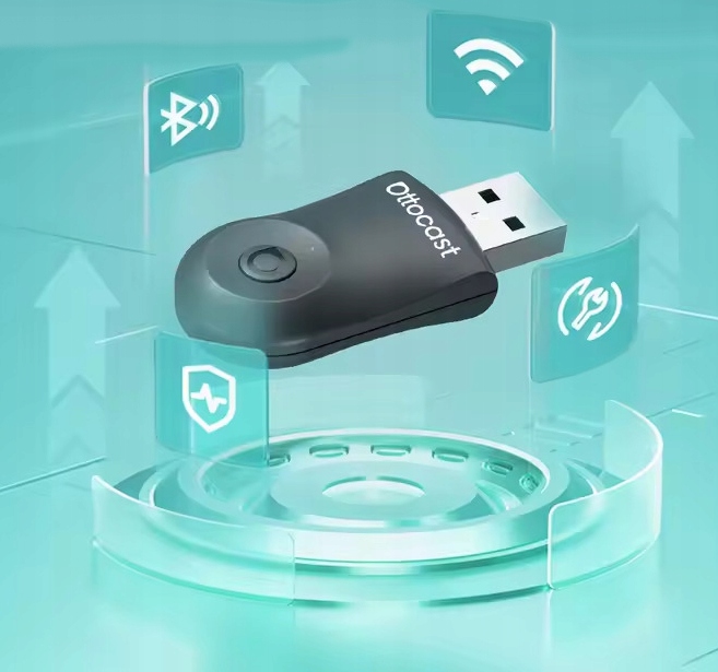 Bezprzewodowy Adapter Ottocast Mini 2w1 CarPlay / Android Auto CA505-T