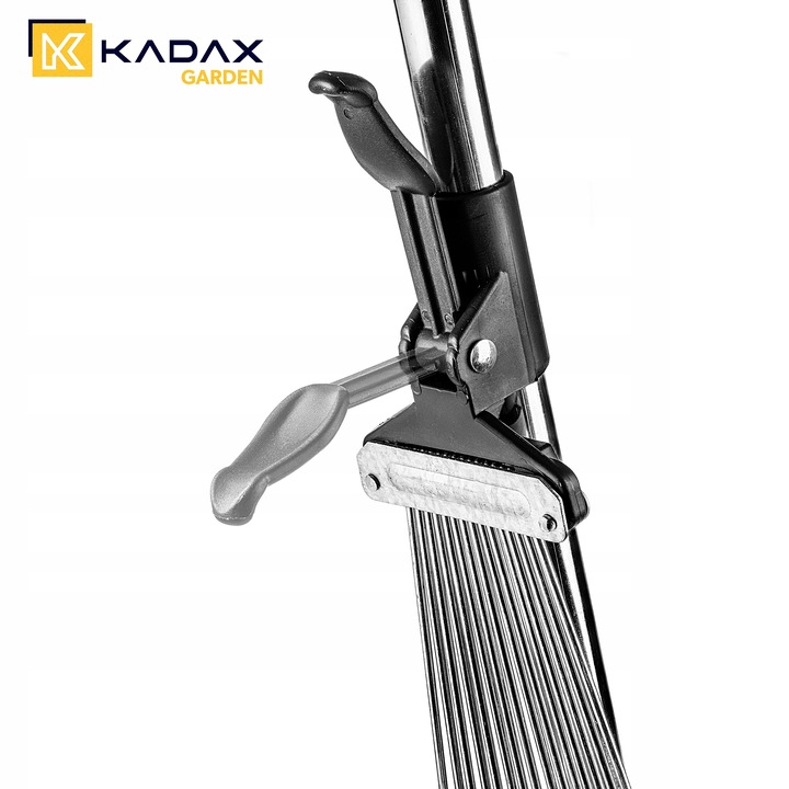 GRABIE METALOWE DO LIŚCI TRAWY Z TRZONKIEM WACHLARZOWE REGULOWANE