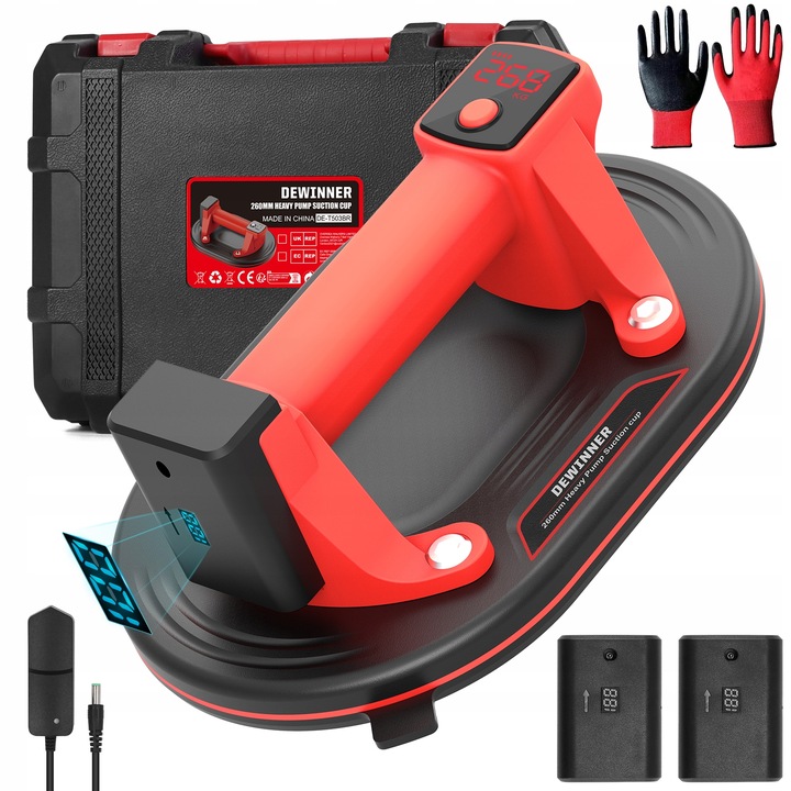 AUTOMATYCZNA AKUMULATOROWA ELEKTRYCZNA PRZYSSAWKA PRÓŻNIOWA z LCD