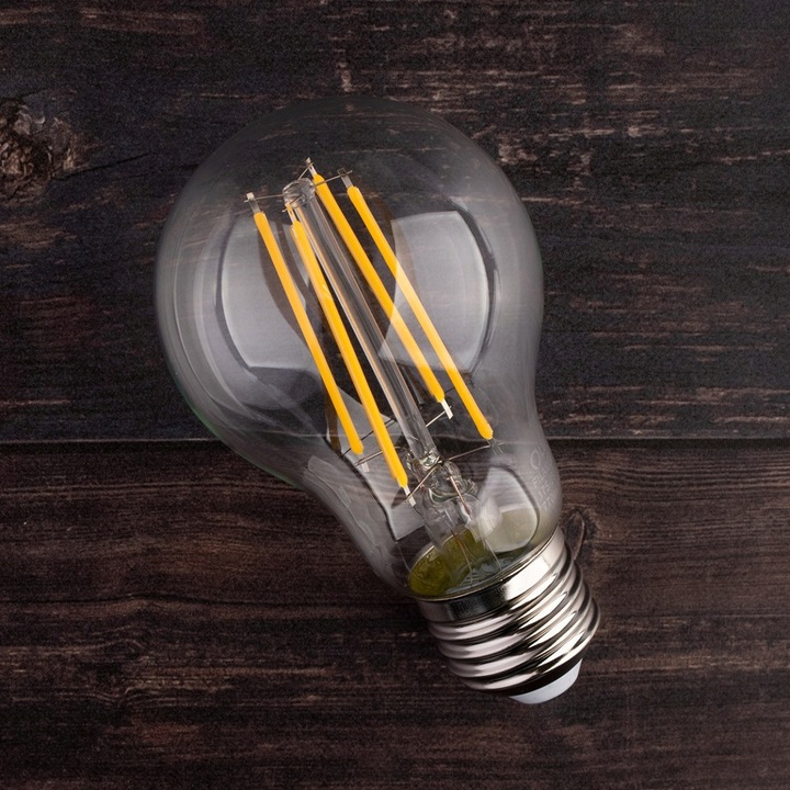 6x Żarówka LED E27 A60 11W = 100W 1521lm 4000K Neutralna FILAMENT