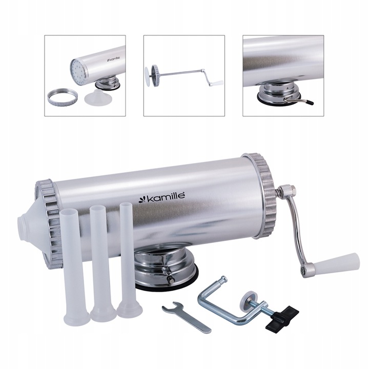 NADZIEWARKA DO KIEŁBAS 2,5 kg MASZYNKA Lewarek DO KIEŁBASY SZPRYCA KAMILLE