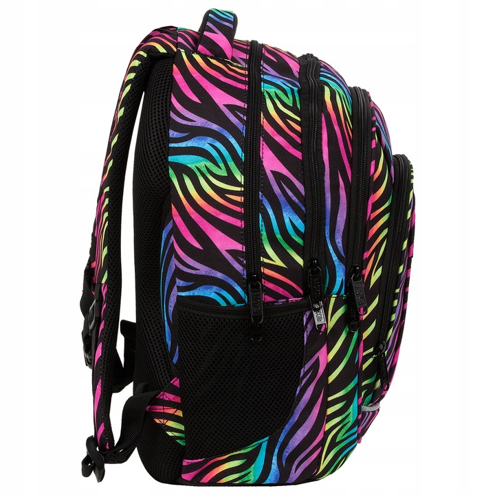 PLECAK SZKOLNY DLA DZIEWCZYNY MŁODZIEŻOWY TĘCZOWA PANTERKA 2024 KOLEKCJA