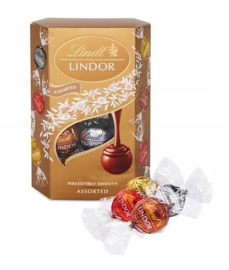 Czekoladki Lindt Lindor Praliny Krem Nadziewane Pralinki Mix Smak Assorted