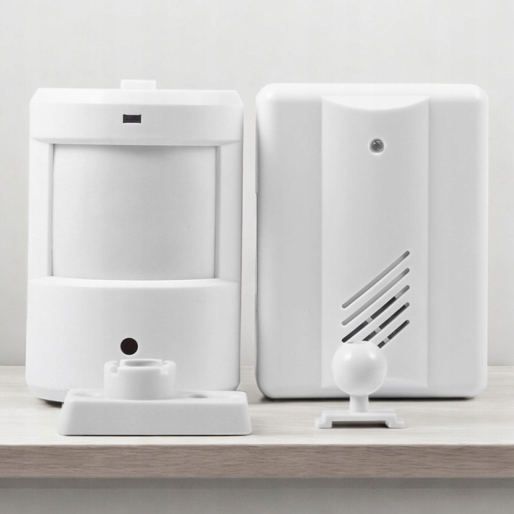 CZUJNIK RUCHU ALARM BEZPRZEWODOWY CZUJKA RUCHU SYGNALIZATOR WEJŚCIA KONTROL