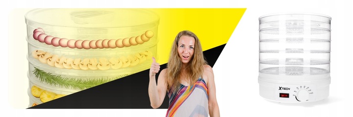 SUSZARKA SPOŻYWCZA DO GRZYBÓW OWOCÓW WARZYW ZIÓŁ ŻYWNOŚCI 5 POZIOMÓW