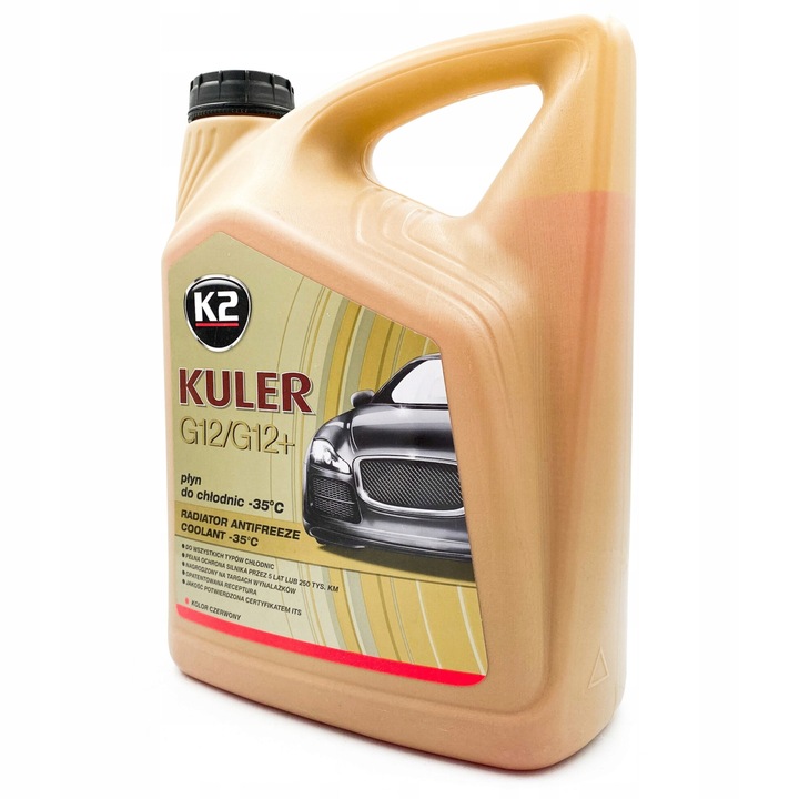 K2 T205C KULER TURBO 5L RED Płyn Chlodniczy do chłodnic CZERWONY