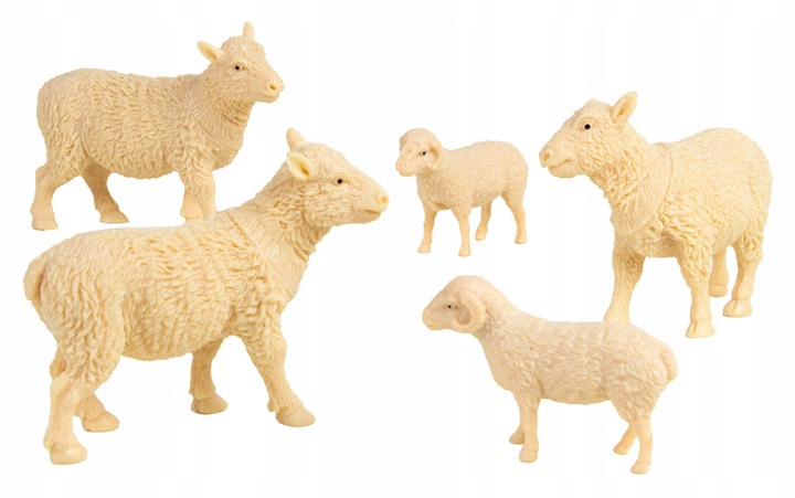 FARMA FIGURKI ZWIERZĘTA WIEJSKIE + PŁOT DRZEWA GŁAZY 55 ELEMENTÓW ZESTAW